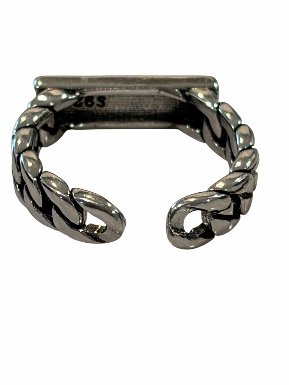 YSL Saint Laurent Paris chain-link ring size 6.5 - Picture 8 of 8